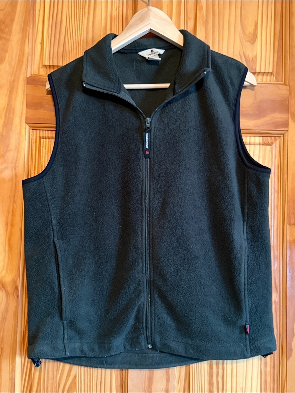 Woolrich Forest Green Men's Fleece Vest